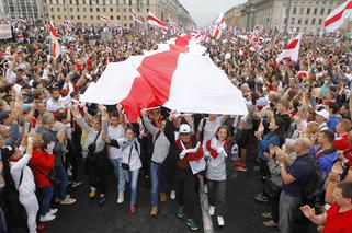 Wielka manifestacja na Białorusi