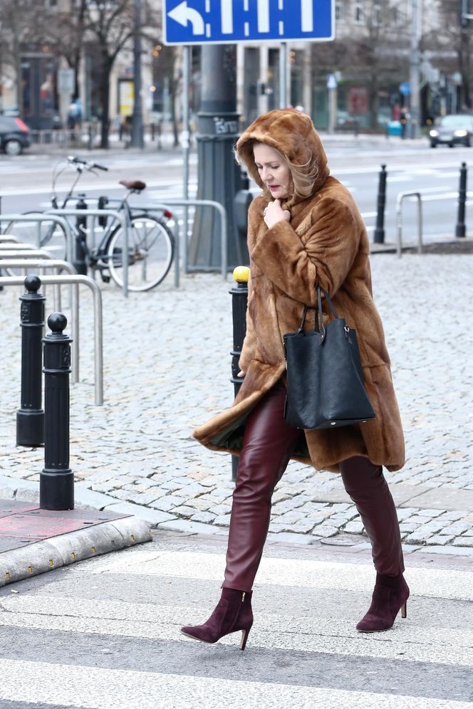 Grażyna Szapołowska lubi miękkie futerka