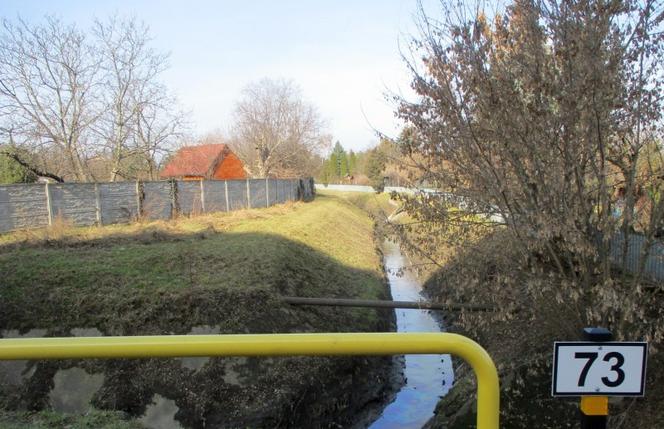 Strażnicy miejscy odkryli skażoną wodę w kanałku obok lotniska!