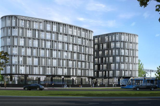 Kompleks biurowy Gamma, zaprojektowany przez architektów z pracowni APA Markowski