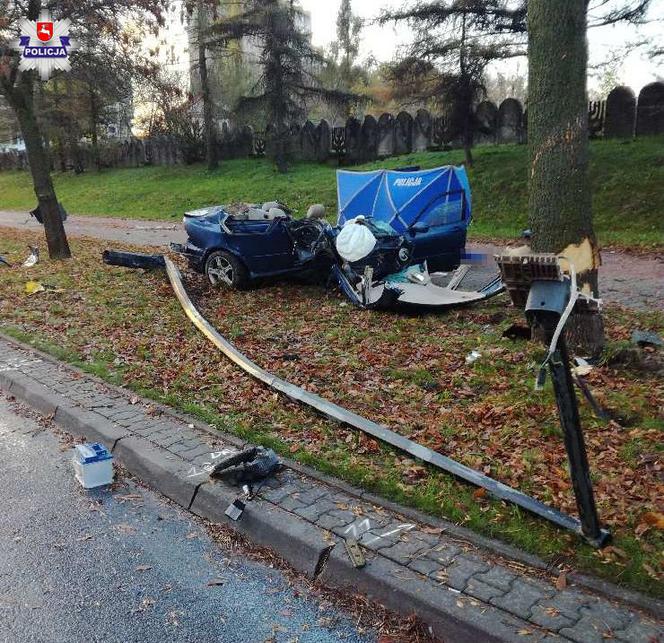 Lublin: Śmiertelny wypadek na drodze. Objazdy dla samochodów i autobusów