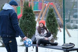 M jak miłość odc. 1788. Basia (Karina Woźniak), Michał (Igor Pawłowski)