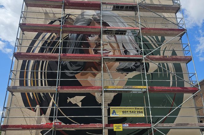 Mural dla honorowej obywatelki