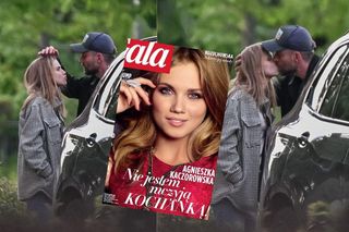Agnieszka Kaczorowska w objęciach Marcina Rogacewicza