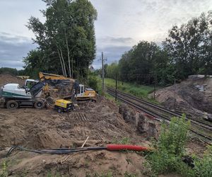 Postępują prace na olsztyńskim Tracku. Powstaje m.in. nowoczesny wiadukt