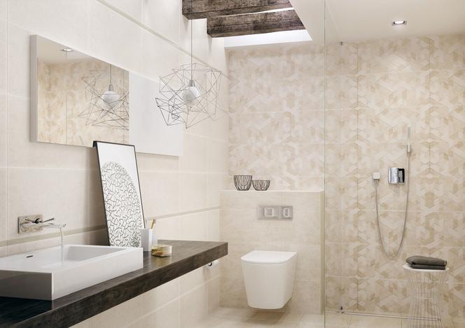 Strukturalne płytki do łazienki w stylu nowoczesnym