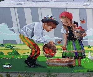 W Łowiczu powstał największy mural w Polsce! Wyprzedził łódzkiego Wiedźmina