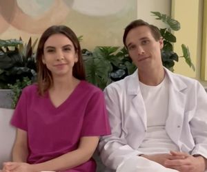 M jak miłość. Aneta (Ilona Janyst), Olek (Maurycy Popiel)