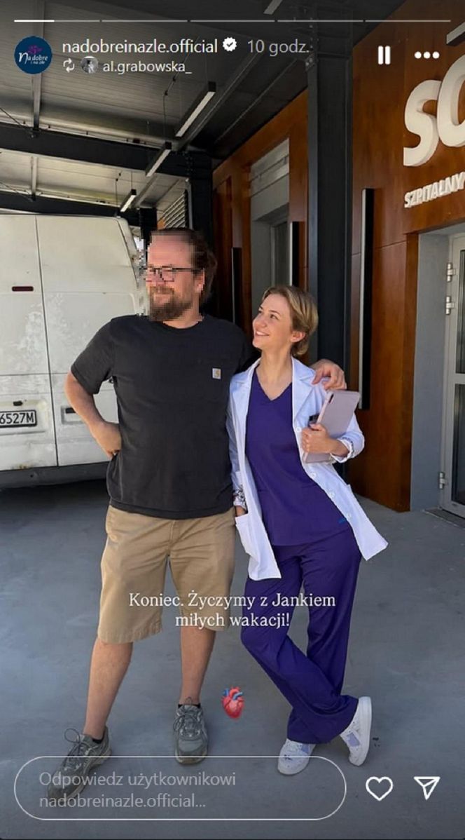 Na dobre i na złe nowy sezon. Gloria (Aleksandra Grabowska) na planie