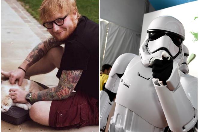Ed Sheeran i szturmowiec ze Star Wars