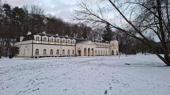 Nałęczów - Park Zdrojowy zimą