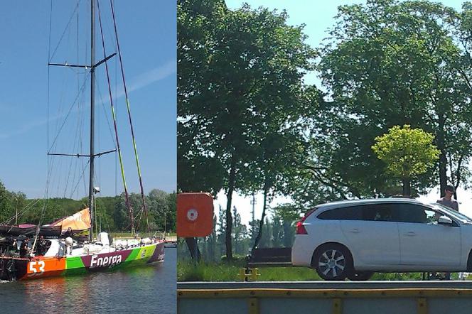 Gutkowski vs Adamczyk, kto pierwszy: jacht czy samochód? fot: Facebook