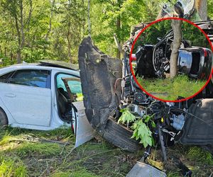Śmiertelny wypadek na DK 27 pod Żarami. Kierujący audi Q7 nie żyje [ZDJĘCIA].