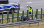 Tragedia na autostradzie A2 w okolicy Krzesin. Nie żyje motocyklista