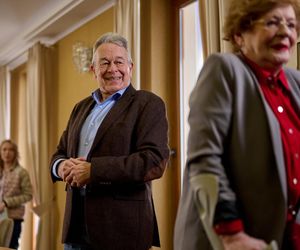 Na Wspólnej odc. 4013. Łucja Agier (Magdalena Kaczmarek), Witold Strzelecki (Roch Siemianowski), Krystyna Agier (Małgorzata Knothe)