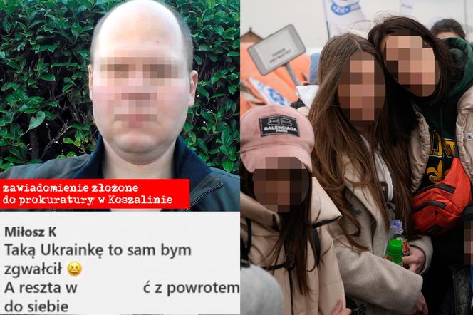 Ohydne i haniebne słowa mieszkańca Koszalina. „Taką Ukrainkę to sam bym zgwałcił”