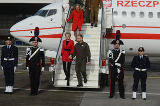 Prezydent Andrzej Duda z małżonką z wizytą we Włoszech