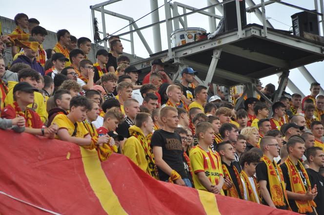 Korona Kielce - Ruch Chorzów. Zdjęcia kibiców na Suzuki Arenie