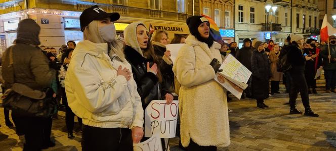 Lublin: protest wobec rosyjskiej agresji na Ukrainę