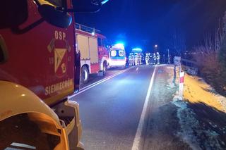 Dachowanie audi w Siemiechowie pod Tarnowem