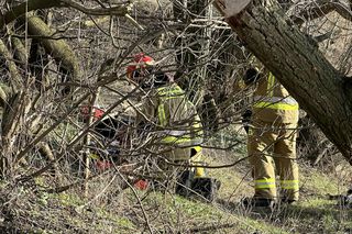 Dramatyczne chwile na Białołęce. Młody mężczyzna przewrócił się i wpadł do Wisły