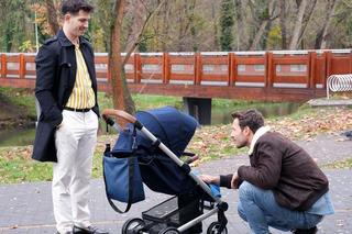 Barwy szczęścia odc. 2993: Franek (Mateusz Banasiuk), Justin (Jasper Sołtysiewicz)