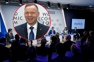 To, co zrobił Andrzej Duda w Davos wprawia w osłupienie! Śmiechom nie było końca [WIDEO]