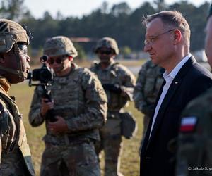 Andrzej Duda w Fort Stewart