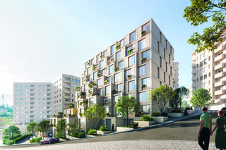 Budynek mieszkalny w Portugalii.