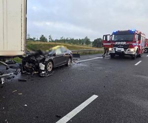 Wypadek na S7 pod Nidzicą. Trzy osoby nie żyją