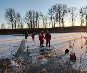 Naczelnik OSP utonął w jeziorze