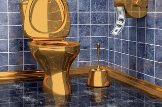 Złota toaleta za 4,8 mln funtów zniknęła z Pałacu Blenheim