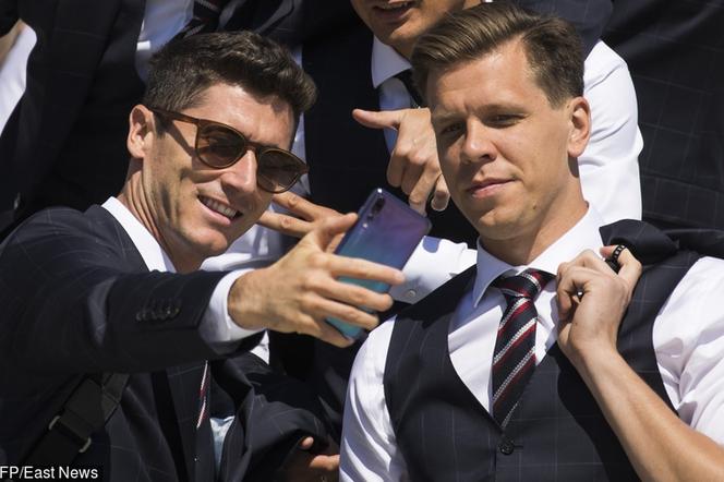 Robert Lewandowski i Wojciech Szczęsny