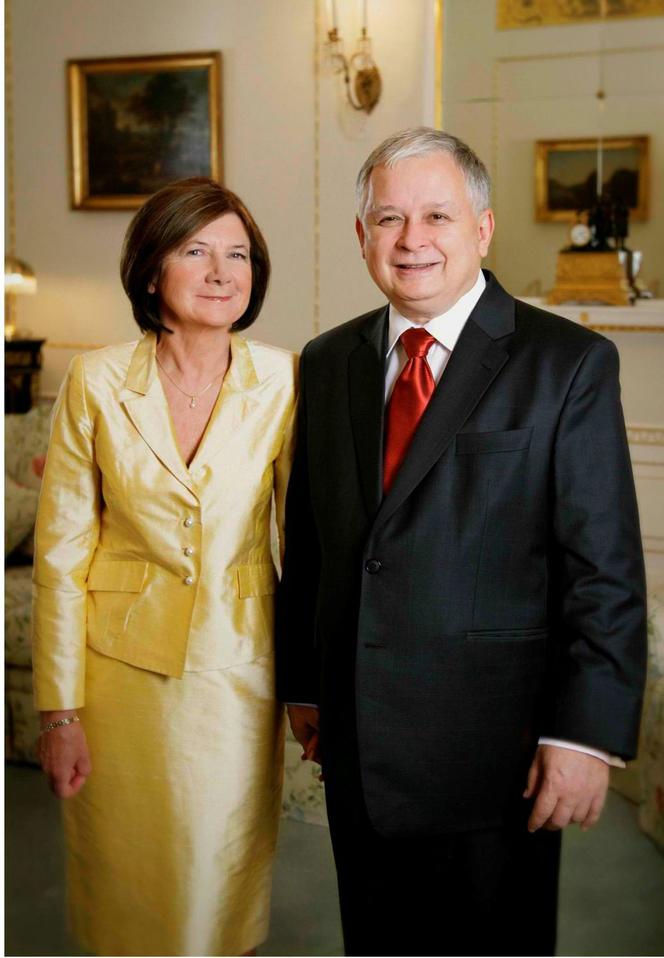 Lech Kaczyński i Maria Kaczyńska