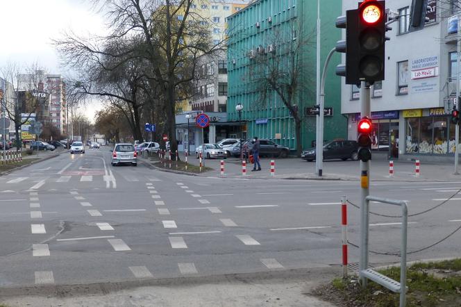 Sygnalizacja na skrzyżowaniu ulic Batorego i Żeromskiego