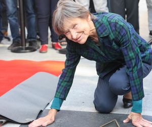 Jadwiga Jankowska-Cieślak odsłoniła swoją gwiazdę w Łódzkiej Alei Gwiazd