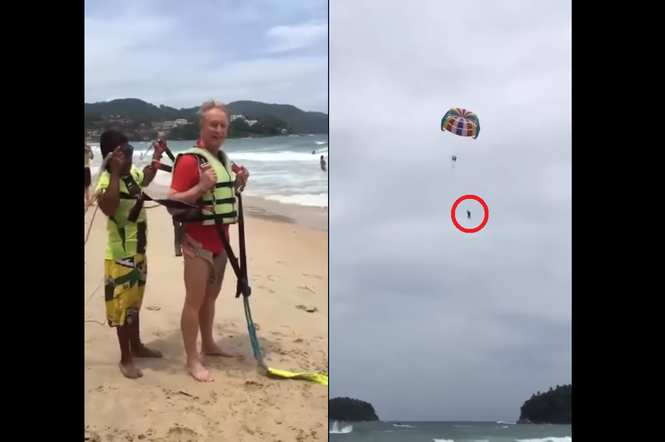 Australijski turysta spadł ze spadochronu w Tajlandii