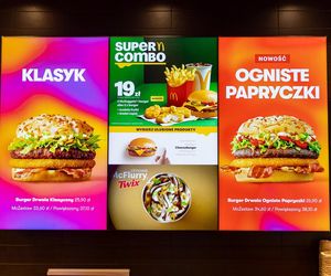 Taki widok na premierze Burgera Drwala w McDonalds. Wielkie zaskoczenie.
