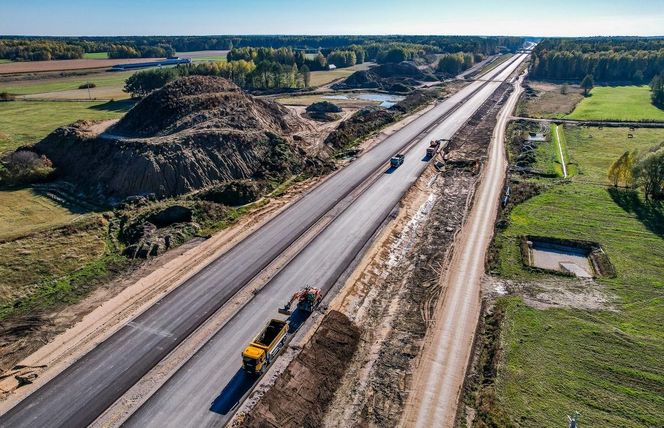 S19 Malewice-Chlebczyn w budowie