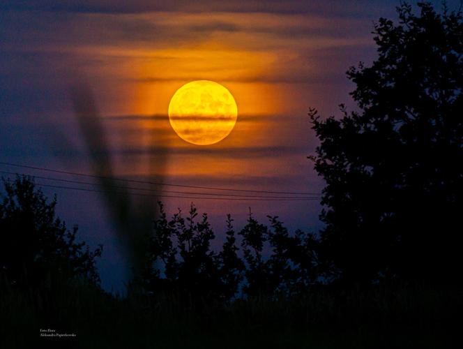 Księżyc Żniwiarzy. Niezwykła pełnia w w obiektywie mieszkańców Dolnego Śląska