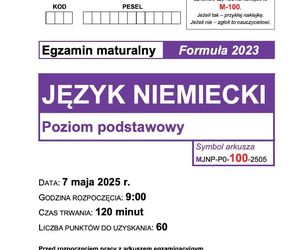 Matura niemiecki 2025 - ARKUSZ CKE, ODPOWIEDZI, ZADANIA, DO POBRANIA [7.05.2025]