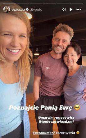 Agnieszka Kaczorowska pokazała mamę Marcina Rogacewicza