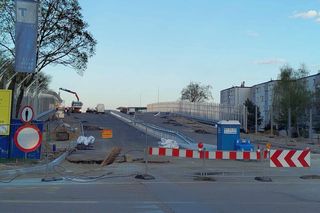 Położona juz została masa wiążąca. Prace przy budowie wiaduktu idą zgodnie z harmonogramem 