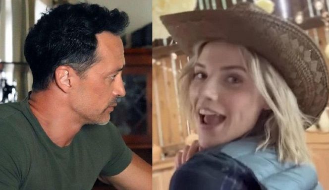 Barwy szczęścia. Mariusz (Rafał Cieszyński), Janka (Oliwia Drożdżyk)