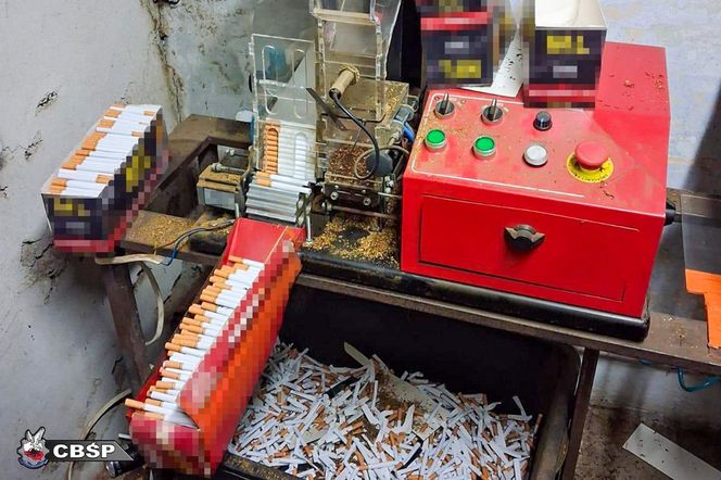 CBSP rozbiło gang producentów papierosów.