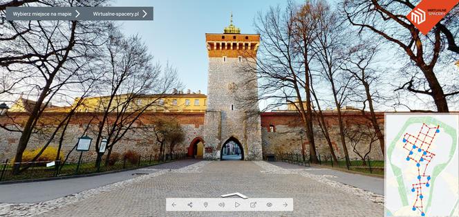 Wirtualne zwiedzania Krakowa