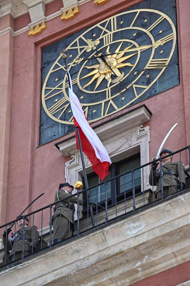 Uroczyste obchody Dnia Flagi w Warszawie