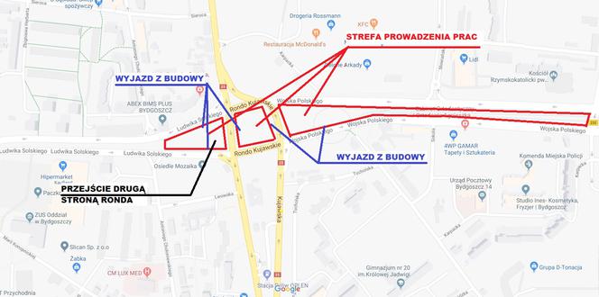 Przejście podziemne pod rondem Kujawskim w Bydgoszczy zostanie zlikidowane!  [AUDIO]