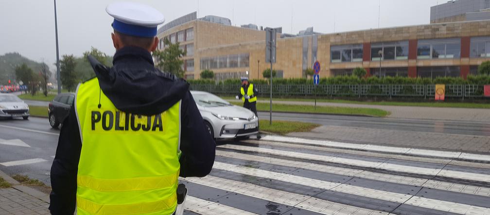 Policyjna akcja Bezpieczna droga do szkoły w Tarnowie