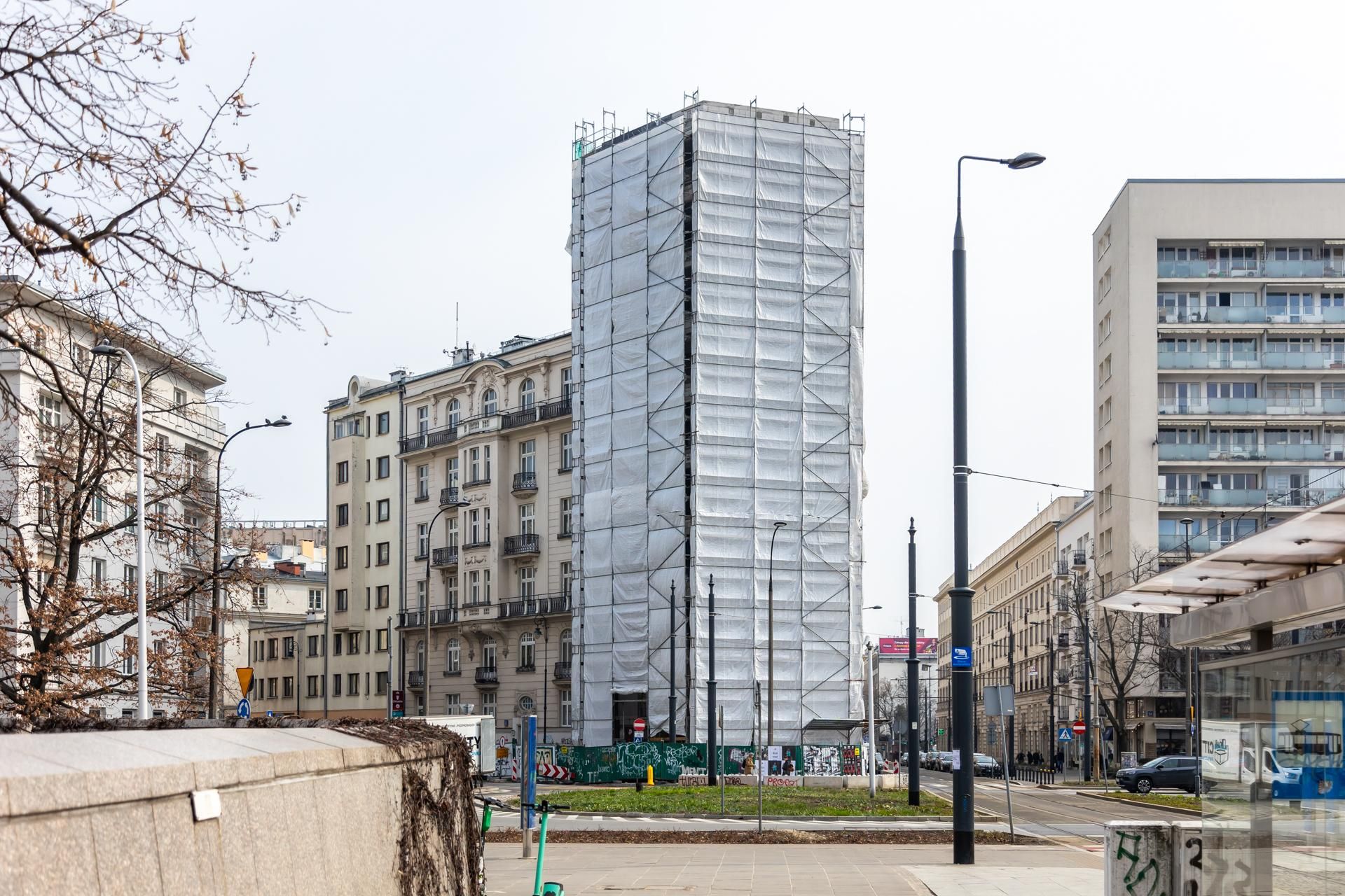 Szkieletor przy Placu Politechniki 4 w Warszawie